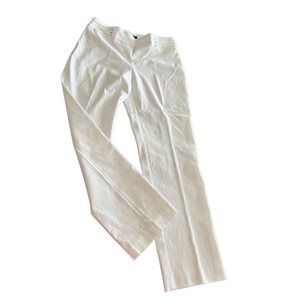 JM COLLECTION WHITE TUMMY CONTROL PANTS SIZE M-S - Picture 3 of 12
